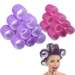 Jumbo koko Hair Roller Set itsekäsi salonki hiusrullat, koko 24 pakkaus