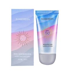 Skwtlv 1stk SPF50+ solkrem UV-isolasjonskrem for utendørs kvinner ansikt nakke kropp