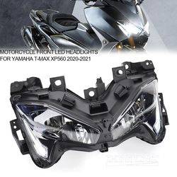 Hcankcan Motorcykel Strålkastare För Yamaha T-max 530 560 2020 2021 Tmax530 Tmax560 Tech Abs Head Led Hög Ljusstyrka Frontlampa Tillbehör