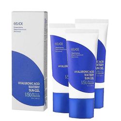 3kpl hyaluronihappo vetinen aurinkogeeli kosteuttava aurinkovoide 50ml