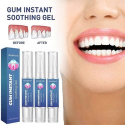 3kpl DentiZen Gum Therapy Gel, Gum Instant Soothing Gels, herkille hampaille Kynä