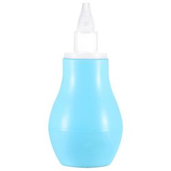 Initially Spædbarn silikone nasal aspirator pumpe type kold nasal slim renere antibackflow Baby nasal aspirator blå