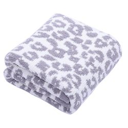 Wild Leopard Kast Soft Blanket Komfortabel Koselig Varm Fluffy Høst Vinter For Stol Seng Sofa Sofa Reise Gave