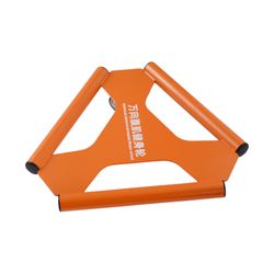 Abdominal Disc Wheel Roller Gym Brug multifunktionelle træningsskydere Sort Orange