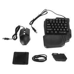 4 in 1 Mobile Game Combo Pack Bluetooth 5.0 -pelinäppäimistön hiirimuunnin, jossa K13-näppäimistö G4-hiiri ja puhelinteline