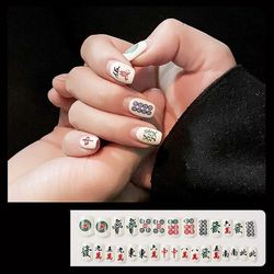 Bærbar negle patch aftagelig blød negle patch gelé lim færdig søm patch wearable nail patch Mød bet vil vinde