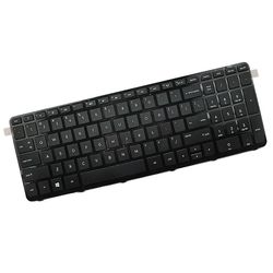 Til HP Pavilion 15-e 15-n 15-g 15-r Series bærbar tastatur sort med ramme 360x120x5mm