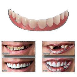 Instant Smile Comfort Fit Flex-hampaiden valkaisu hammasproteesipastan tahnakansi H