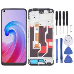 LCD + kosketusnäyttö kehyksellä OPPO A96 4G: lle
