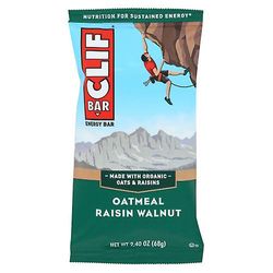 Clif havregryn rosin valnød bar, etui på 12 x 2,4 oz (pakke med 1)