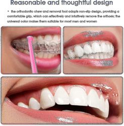 Kohdistimen poistotyökalu näkymättömille henkseleille, näkymätön hampaiden pidikkeen poistotyökalusarja, kalvo oraaliset olkaimet, extractor orthod...