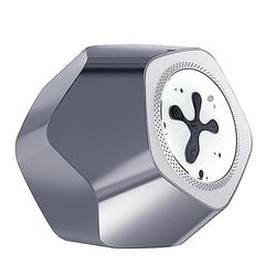 Sajygv bärbar magnetisk musikhögtalare, trådlös dator subwoofer, ljudsystem vision sensor, Bluetooth, 50w Ferro01 silver