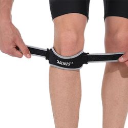 1Pcs justerbar knæ støtte tandbøjle patella ærme wrap cap stabilisator sport udendørs kører basketball skade forhindre 05