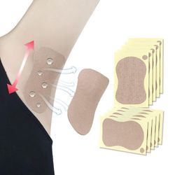 10pcs Underarm Foot Sweat Pads Åndbar Armhule Shields Selvklæbende Deodorant Sticker Sved absorbere armhule Puder