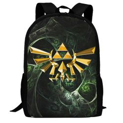 2025 The Legend Of Zelda -reppu, 3D-tulostus kannettavan tietokoneen reppu kevyt rento päiväreppu kirjalaukku monitoiminen matkareppu