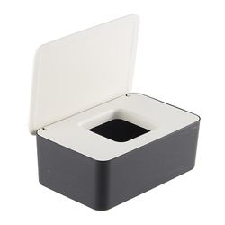Zch Vævskasse Støvtæt vævskasse Vådservietter Dispenser Black Box With White Cover
