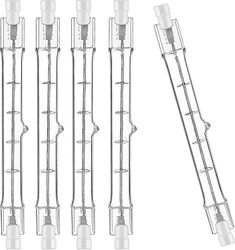 Pakkaus 5 R7s halogeenilamppu 118mm 400w 230v, R7s halogeenitanko 118mm, R7s halogeenilamppu himmennettävä halogeenitankolamppu
