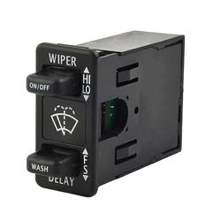 0623096002 Sähköpyyhkijän ohjauskytkin Freightlineriin Columbiaan 2000-2017 Musta