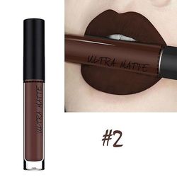 Sexet langtidsholdbar vandtæt ultra mat flydende læbestift fugtighedscreme fløjl læbestift kosmetisk skønhed makeup 2