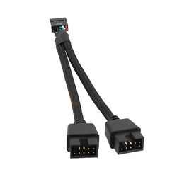 Emolevy USB 2.0 9-nastainen otsikko 1-2 laajennuskeskittimen jakajan sovitin Muunna Js