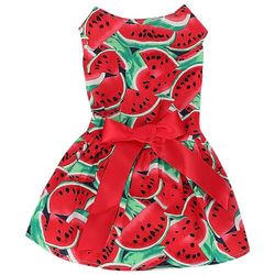 Kesä Vesimeloni Kuvio Lemmikki Koira Mekko Hame Koira Haalari (M)