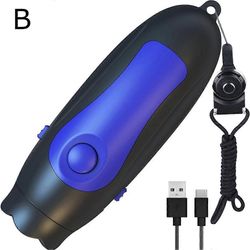 Elektroninen pilli USB-latauksella, hätäpilli erotuomariopettajalle Sininen