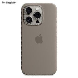 IPhone 15 Pro Max -kotelo, joka on yhteensopiva Mag Liquid Silicone -puhelimen takakannen kanssa [induktio Popov] Harmaa