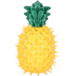 Koiran lelu ananas, käytännöllinen kaikenkokoisille ja parantaa lujuutta Keltainen 7x12cm