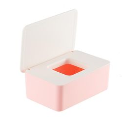 Zch Vævskasse Støvtæt vævskasse Vådservietter Dispenser Powder Box With White Cover