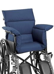 Sininen 115 * 100cm erityinen anti-bedsore tyyny puuvillapidikkeellä, paksunnettu pyörätuolin istuimen tyynytyyny, hengittävä ja mukava