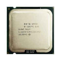 Core 2 Quad Q9450 -suoritin - kanta LGA 775 4 ydintä 4 säiettä 2,66 GHz 12 Mt L2-välimuisti 95 W.