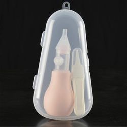 3pcs/set Newborn Baby Safety Nose Cleaner Kids Vacuum Suction Nasal Aspirator Set Infants Medicine