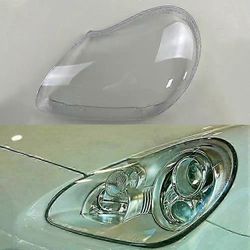 Porsche Cayenne 2005 2006 Ajovalaisimen suojus Kuori Ajovalojen kansi Lampunvarjostin Linssi Pleksilasi Vaihda alkuperäinen lampunvarjostin 1 kpl v...