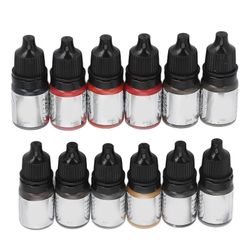 2025 Uusin malli 12 väriä 60 ml Microblading Practice Pigment Meikki Huulet Silmä...