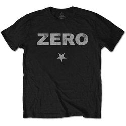 The Smashing Pumpkins Unisex Tee: Zero Distressed - Large - Black sort M