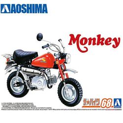 AOSHIMA 1/12 mittakaava Honda Z50J-1 Monkey 06434 Moottoripyörä DIY Muoviset kokoonpanoautot Malli Rakennussarjat Lelut aikuisille lapsille Lahjat