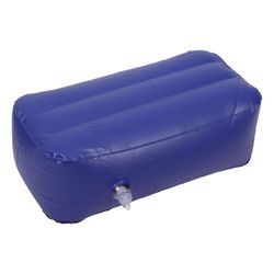 Lautta puhallettava tyyny Puhallettava veneen istuintyyny Vesiurheiluvälineet ulkokäyttöön Sininen 54.00X37.00X16.00CM