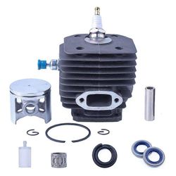 48mm sylinteri mäntätappi rengas yläpään sarja yhteensopiva Husqvarna 261 262 262XP 262XPH moottorisaha 503907971 503541171 503541172 kuten kuvassa...