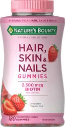 Natures Bounty Gummies hiuksille, iholle ja kynsille biotiinilla, 180 ea