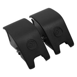 1pair 8v0887187 Isofix-deksel for bil Barnesikring for A3 V8 2015-2023 svart Isofix-sporhette