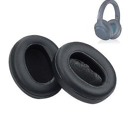 1 par svamp ørepute for Sony Wh-xb900n headset puter Protein Hud Svart