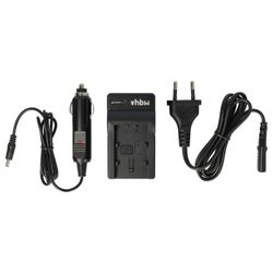 VHBW-laturi yhteensopiva Samsung HMX-H305, HMX-H304, HMX-H320BP, HMX-H320 Kameran videokamera/akku - Latausteline, Autosovitin, Latauksen merkkival...