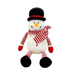 40cm joulu Lumiukko Pehmo nuket Pehmolelut Mini-eläinten charactors Sopii kotitoimiston makuuhuoneen sisustamiseen Snowman