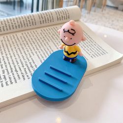 Creative Cute Girl Tre Naked Bear Lazy Mobiltelefon Stand Tegneserie Desktop Car Justerbar 33