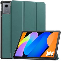 Lenovo Idea Tab Tablet (TB336ZU TB336FU) Xiaoxin Pad 11 2025 -kotelolle Pudotusta estävä nahkateline Ta Tummanvihreä Blackish Green
