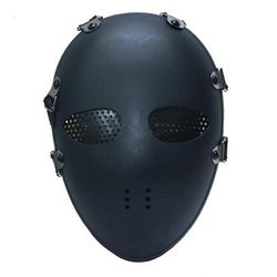 Bicaco Arisoft Masks Klassisk stil Tactical Paintball BB Gun Skyting Full Face Protective Mask Army Wargame Field Jakt tilbehør BK