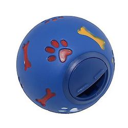 Rotary Switch Snack Ball Pet Molar Legetøj blå 14cm