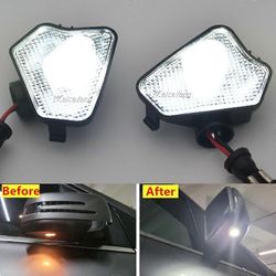 2kpl LED sivupeilin alla auton valo lätäkkölamppu Mercedes Benz W176 X156 W204 W212 W246 W117 W218 W219 W209 W221 C117 W242