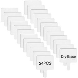 24 kpl Dry Erase Answer Melat kädessä pidettävät kaksipuoliset melat