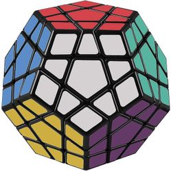 Shengshou Megaminx Nopeus Kuutio 3x3 Dodecahedron Kuusio Palapeli Lelu Musta